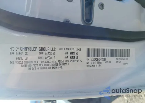 2014 Dodge Dart Limited z USA, uszkodzony, nr VIN 1C3CDFCBXED675120